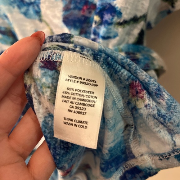 Northern Reflections Keyhole Back Top Short Sleeve XXL Petite - Picture 3 of 4